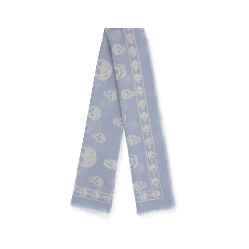 Alexander McQueen Light Blue Modal Scarf | Regal Royce