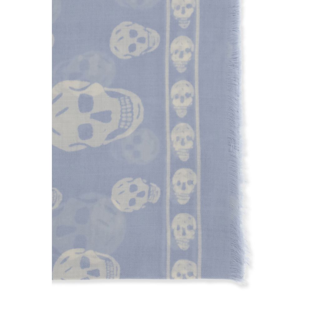 Alexander McQueen Light Blue Modal Scarf | Regal Royce
