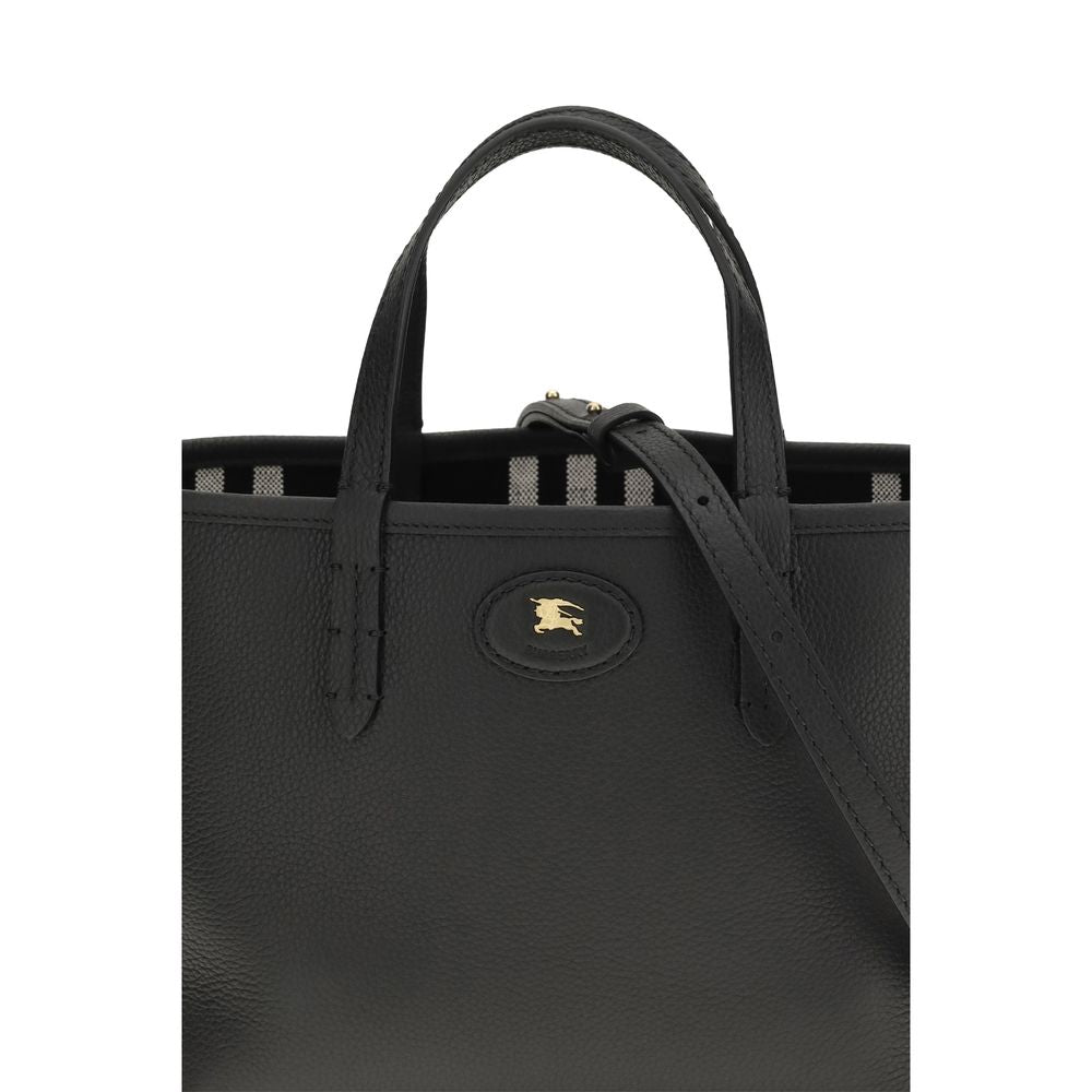 Burberry Black Calf Leather Bos Taurus Shoulder Bag | Regal Royce
