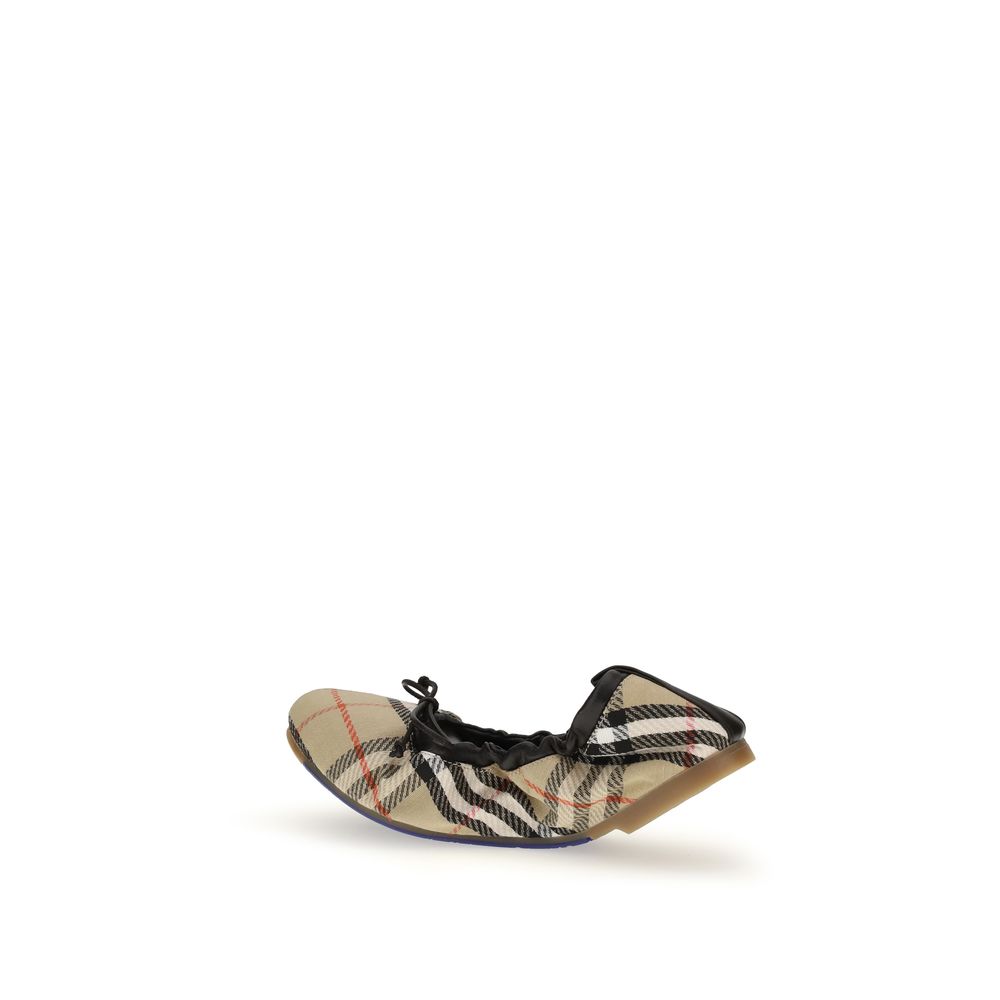 Burberry Multicolor Polyester Ballet Flats | Regal Royce