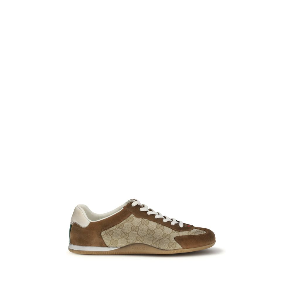 Gucci Brown Calf Leather Bos Taurus Sneakers | Regal Royce
