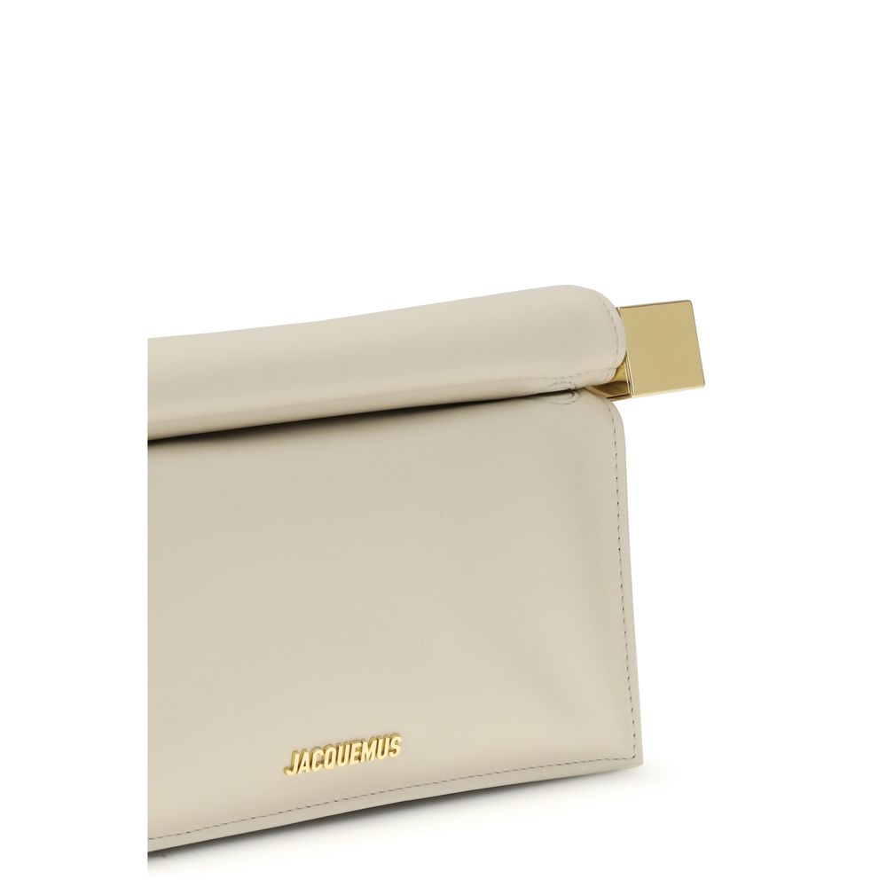 Jacquemus Cream Lamb Ovis Aries Aries Clutch Bag | Regal Royce