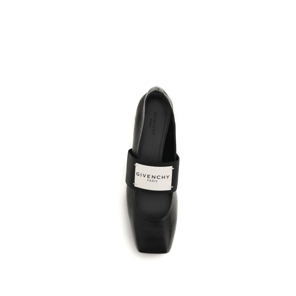 Givenchy Black Lamb Ovis Aries Aries Ballet Flats | Regal Royce
