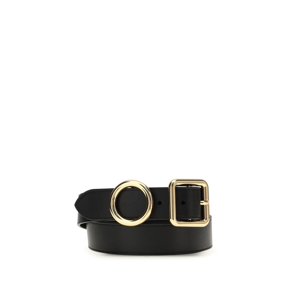 Jacquemus Black Calf Leather Bos Taurus Regular Belt | Regal Royce