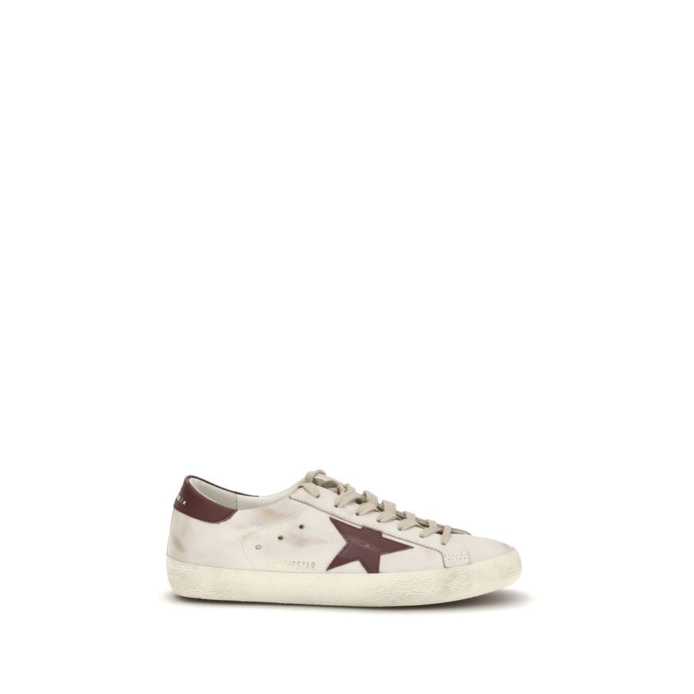 Golden Goose White Calf Leather Bos Taurus Sneakers | Regal Royce