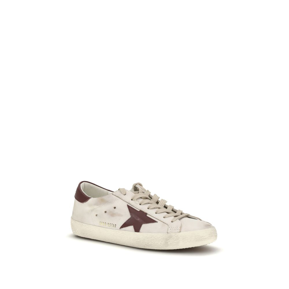 Golden Goose White Calf Leather Bos Taurus Sneakers | Regal Royce