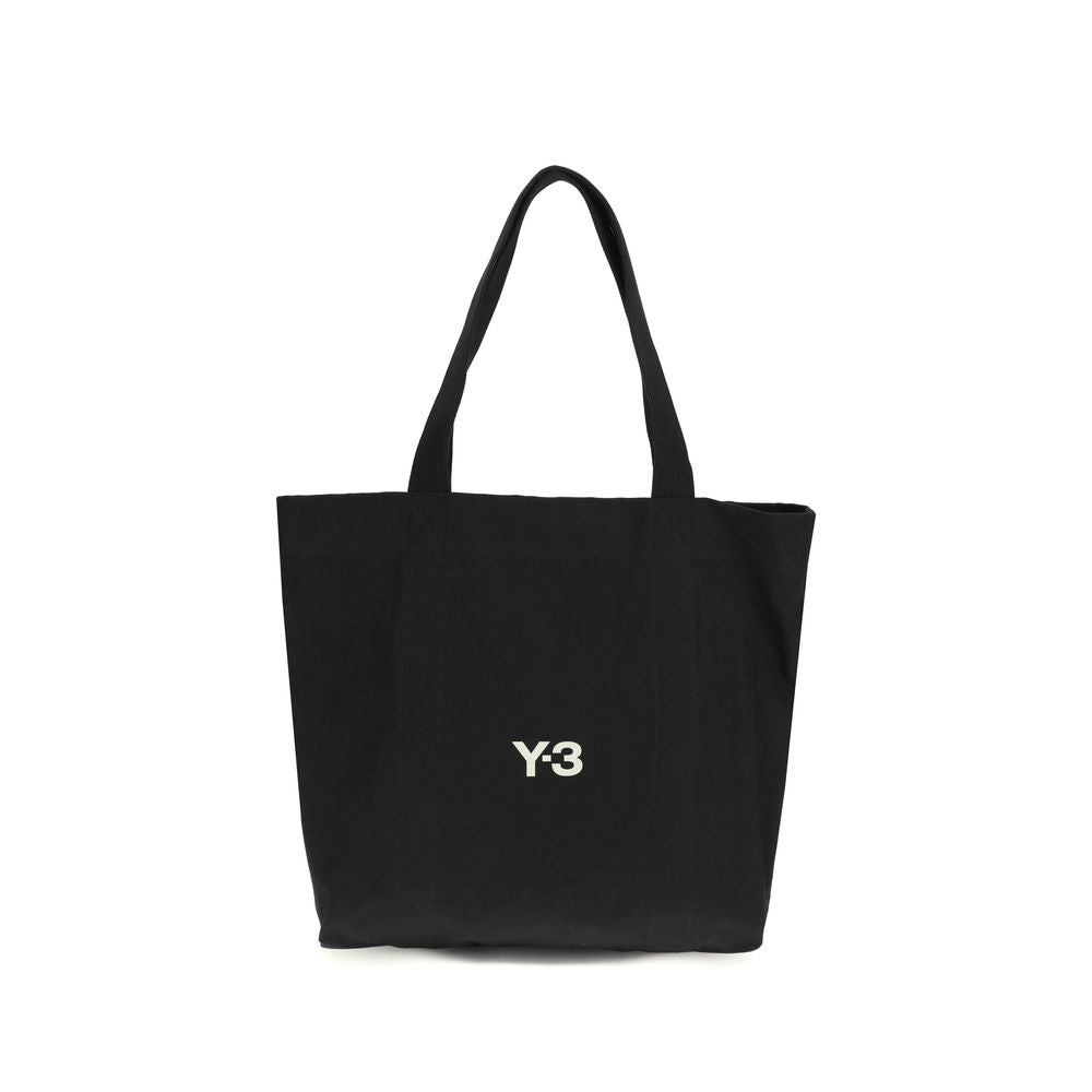 Y-3 Black Cotton Shoulder Bag | Regal Royce