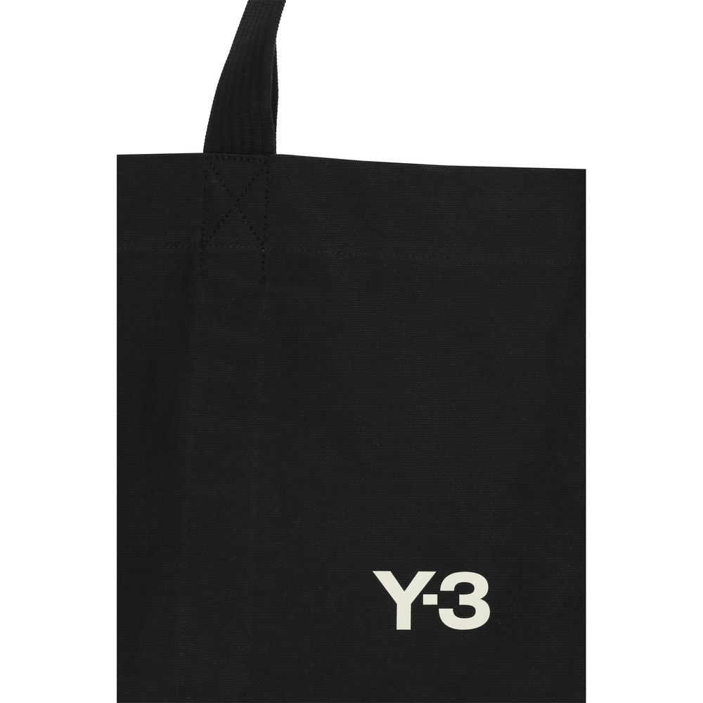 Y-3 Black Cotton Shoulder Bag | Regal Royce