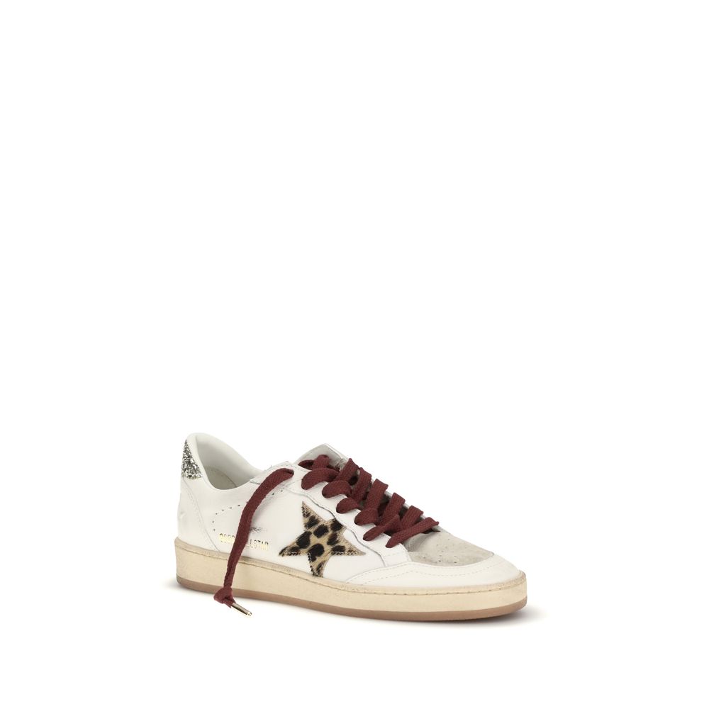Golden Goose White Calf Leather Bos Taurus Low Top Sneakers | Regal Royce