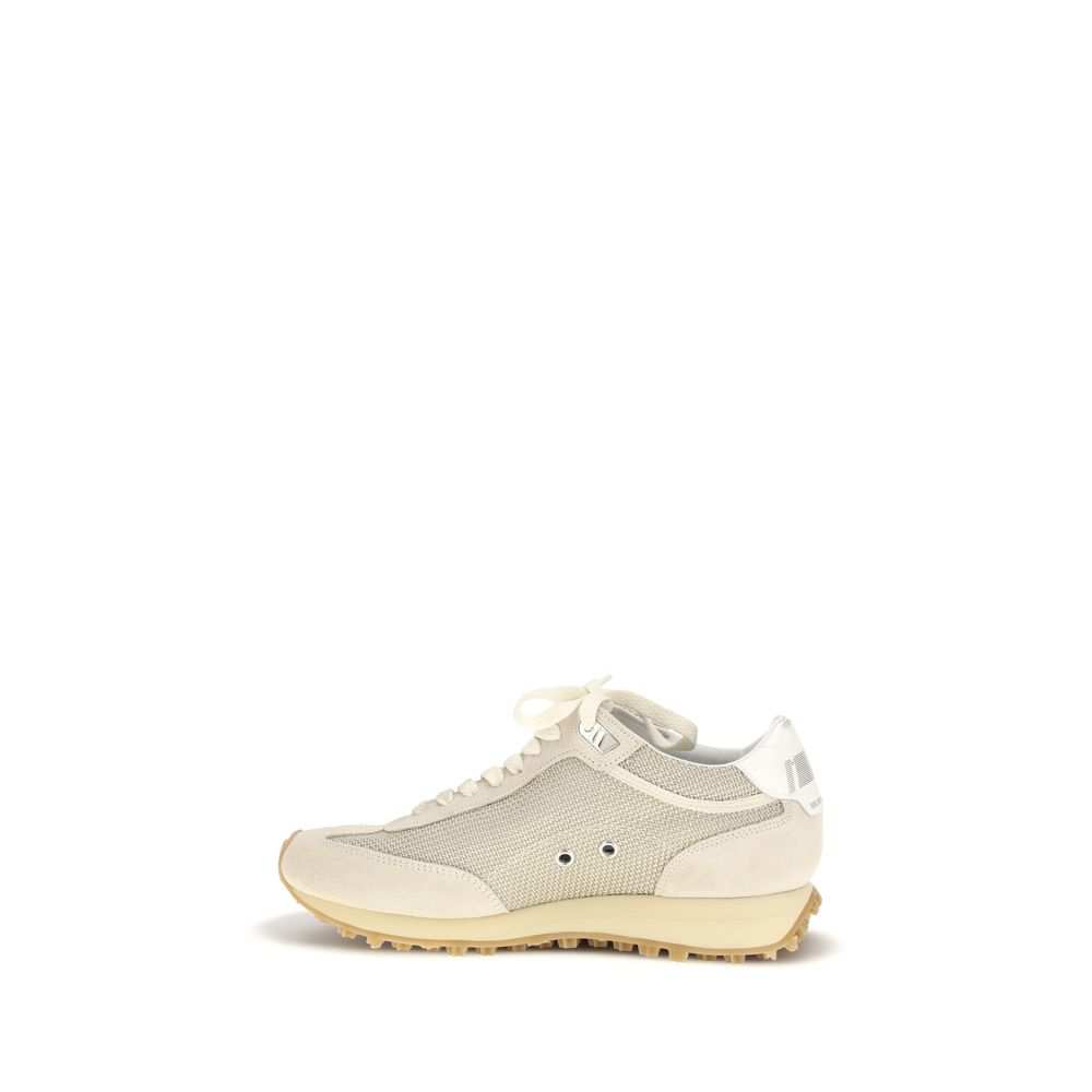 Golden Goose Beige Polyamide Athletic Sneakers | Regal Royce