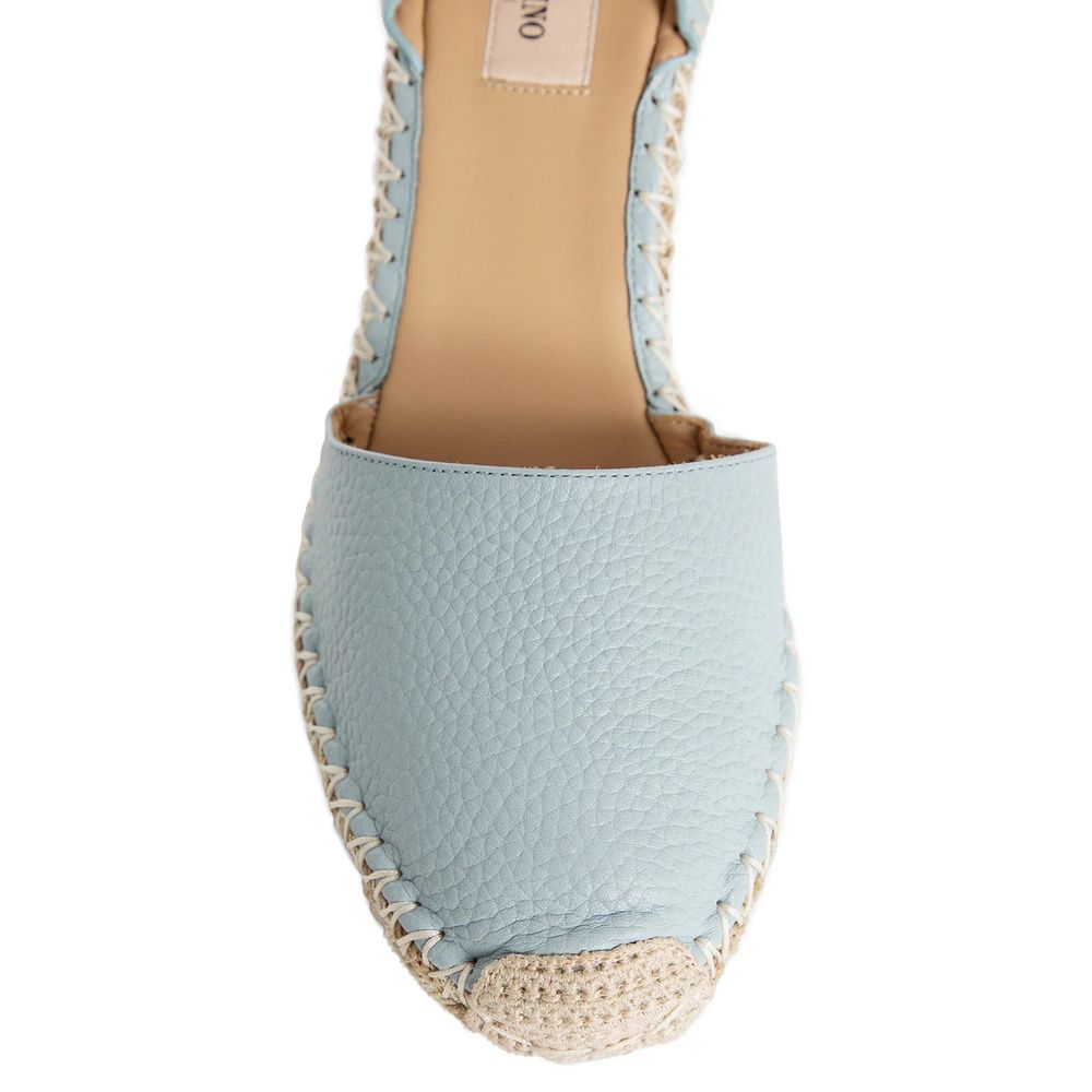 Valentino Garavani Blue Calfskin Espadrilles | Regal Royce