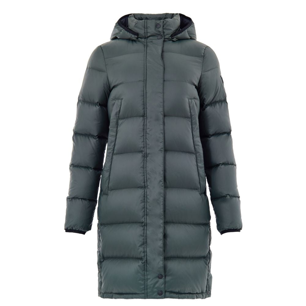 Moose Knuckles Green Cotton Full-Length Jacket | Regal Royce