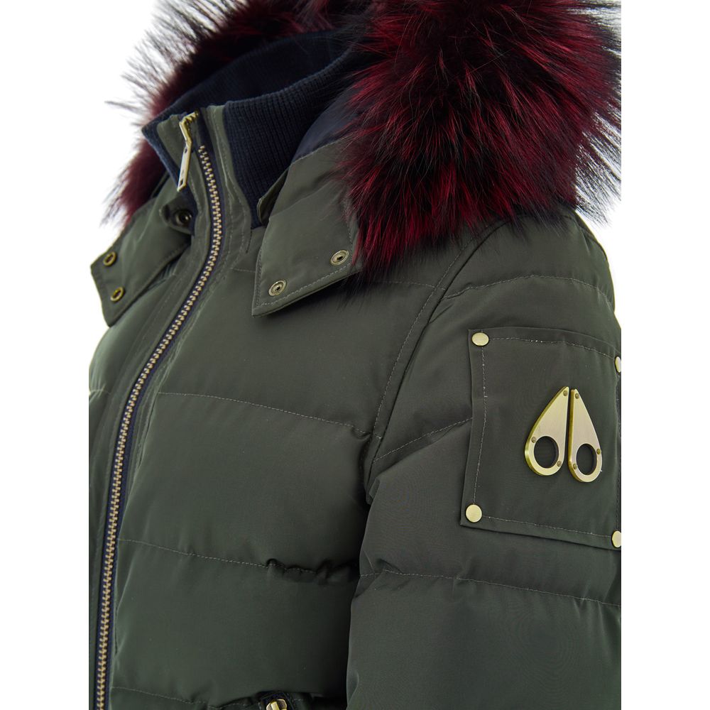 Moose Knuckles Green Cotton Bomber | Regal Royce