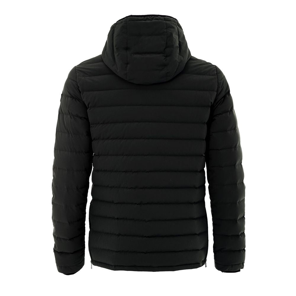 Moose Knuckles Black Cotton Coat | Regal Royce