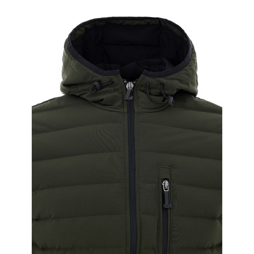 Moose Knuckles Green Nylon Full-Length Jacket | Regal Royce
