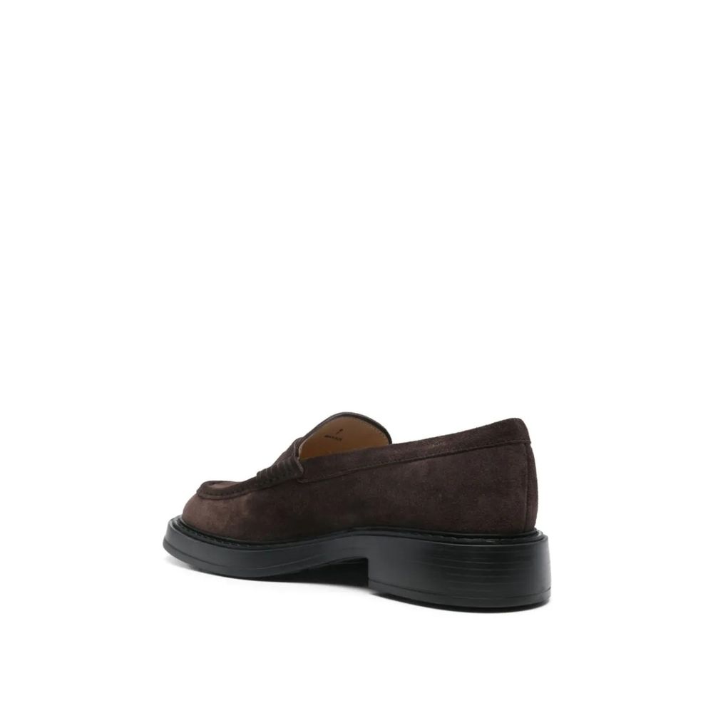 Tod's Brown Calfskin Slip-On Loafers | Regal Royce
