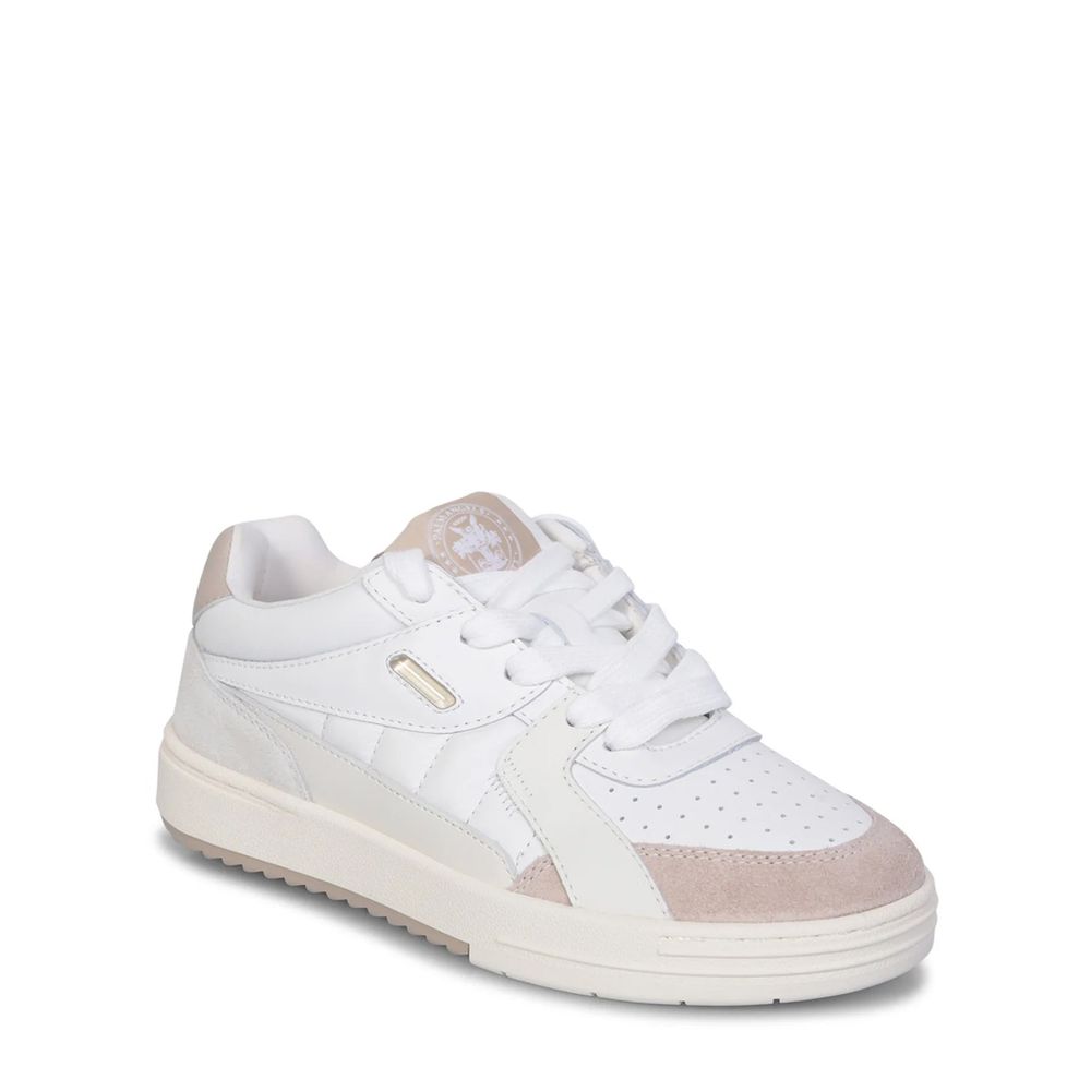 Palm Angels White Calfskin Low Top Sneakers | Regal Royce