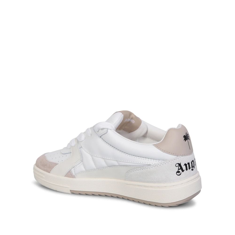 Palm Angels White Calfskin Low Top Sneakers | Regal Royce