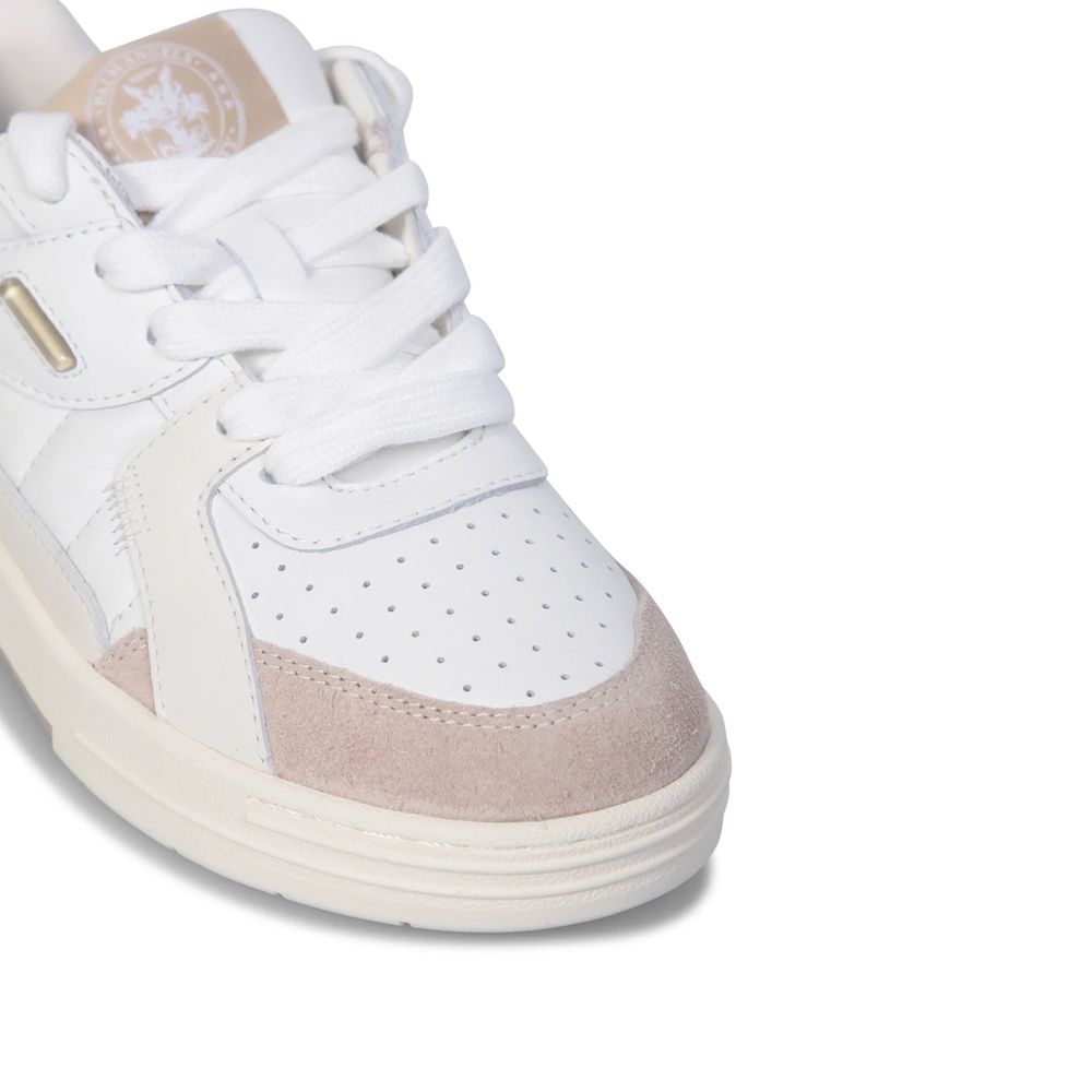 Palm Angels White Calfskin Low Top Sneakers | Regal Royce