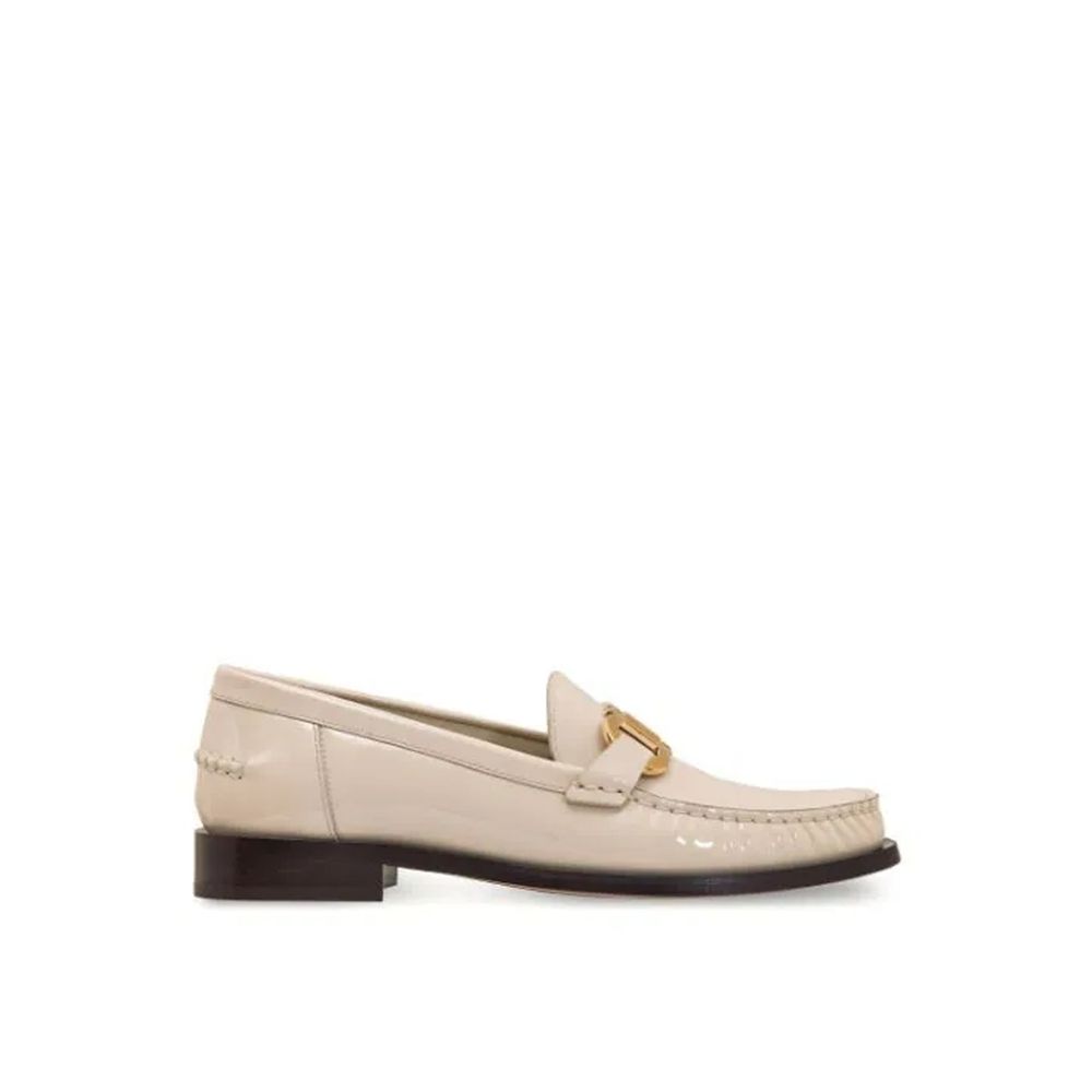 Salvatore Ferragamo White Calfskin Slip-On Loafers | Regal Royce
