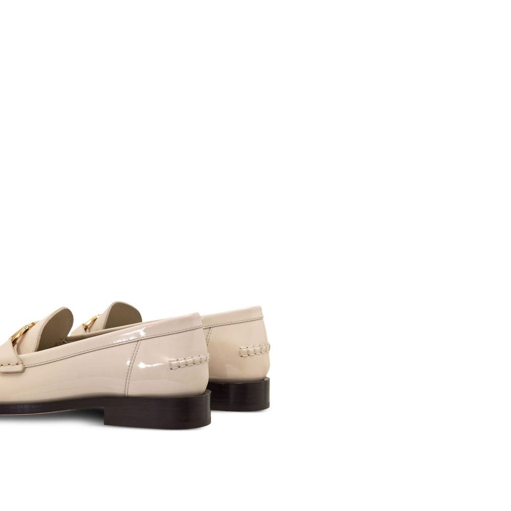 Salvatore Ferragamo White Calfskin Slip-On Loafers | Regal Royce