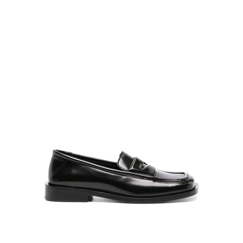 The Attico Black Calfskin Slip-On Loafers | Regal Royce