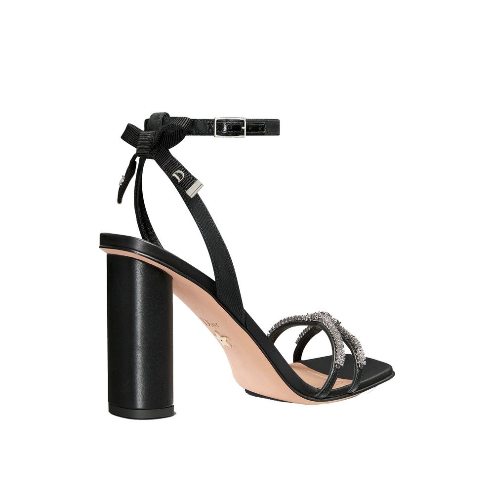 Dior Black Calfskin Stiletto Heel Sandals | Regal Royce