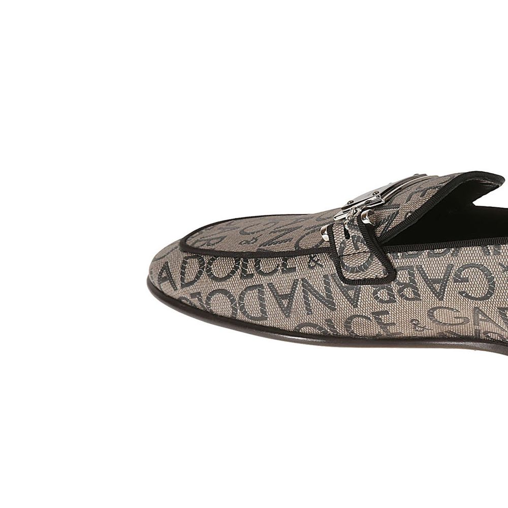 Dolce & Gabbana Brown Calfskin Slip-On Loafers | Regal Royce