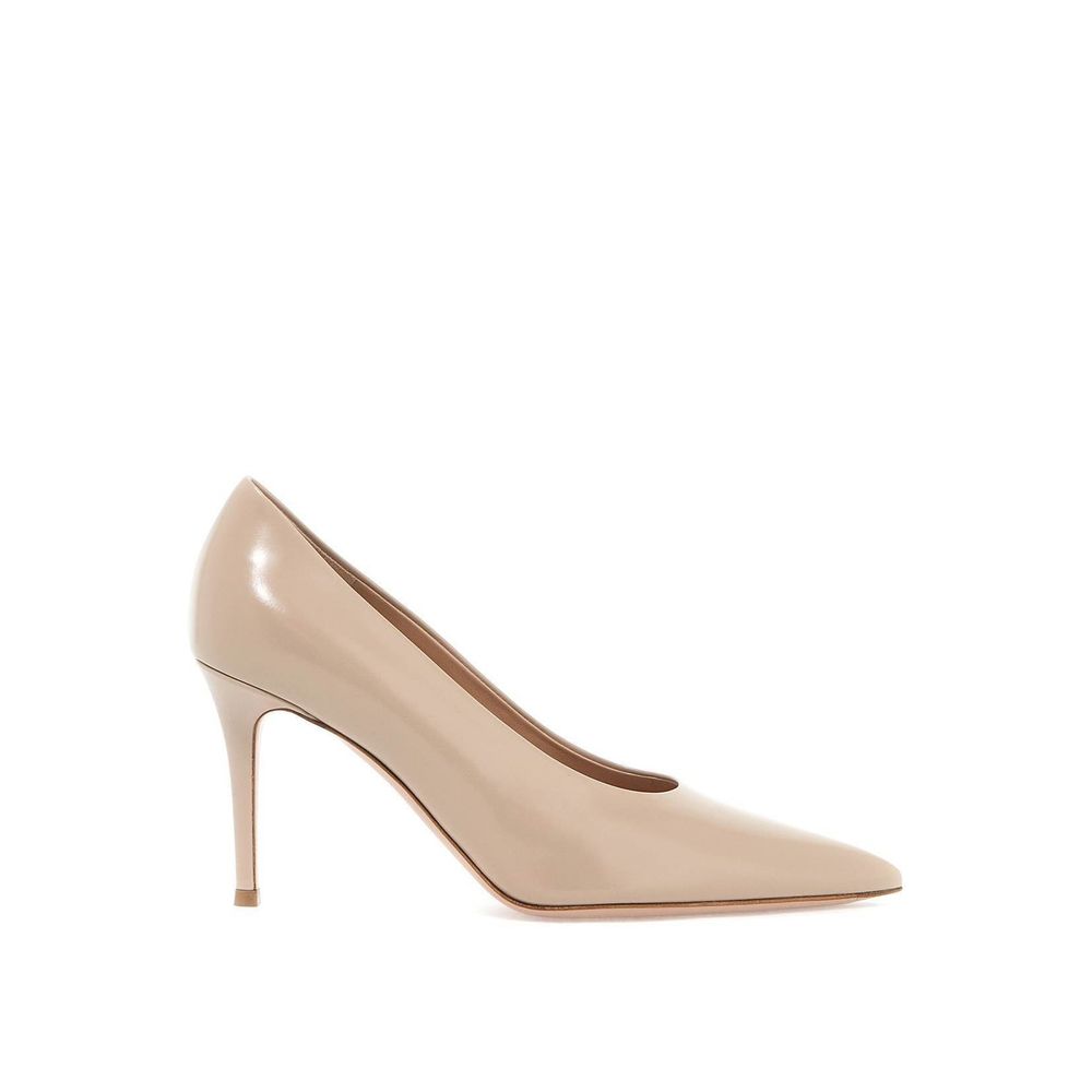 Gianvito Rossi Beige Calfskin High Heel Pumps | Regal Royce