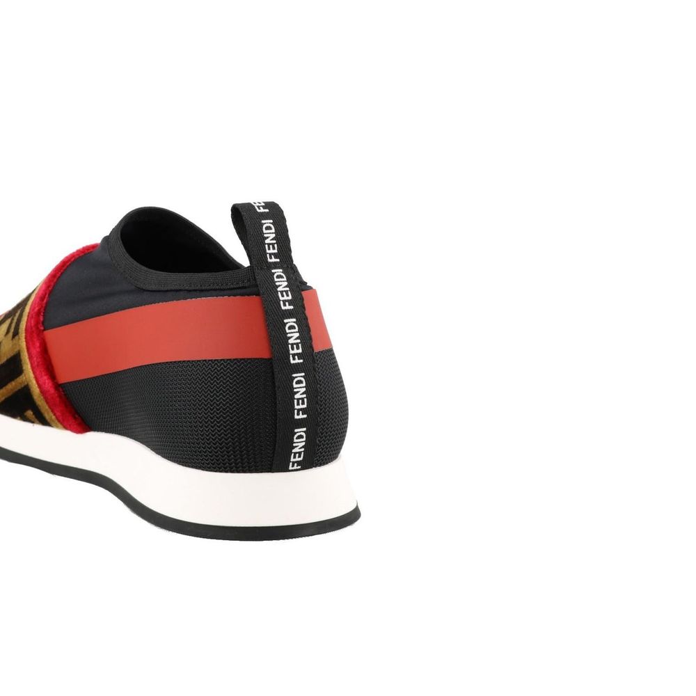 Fendi Black Fabric Athletic Sneakers | Regal Royce