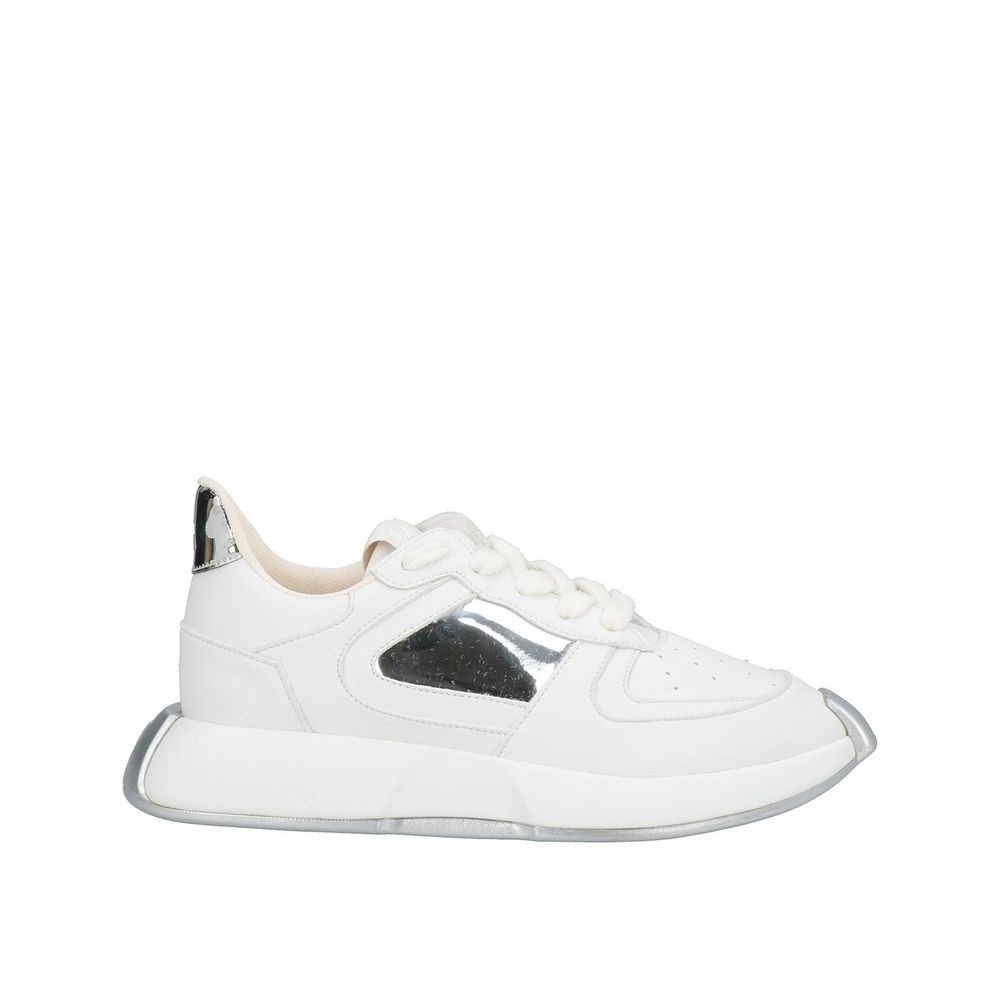 Giuseppe Zanotti White Calfskin Chunky Sneakers | Regal Royce