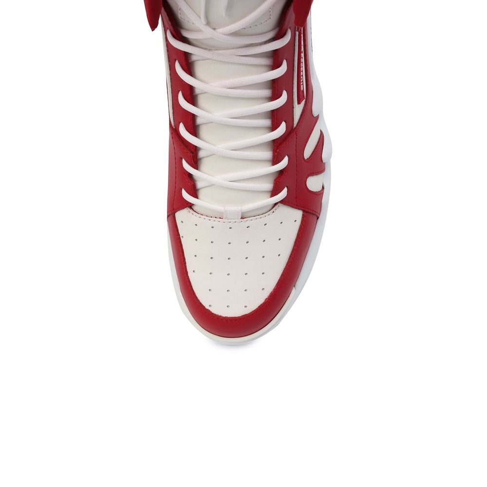 Giuseppe Zanotti Multicolor Calfskin High Top Sneakers | Regal Royce