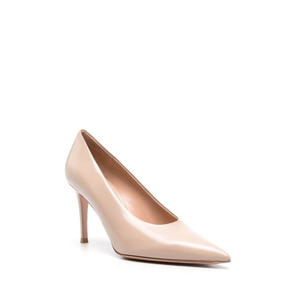 Gianvito Rossi Beige Calfskin High Heel Pumps | Regal Royce