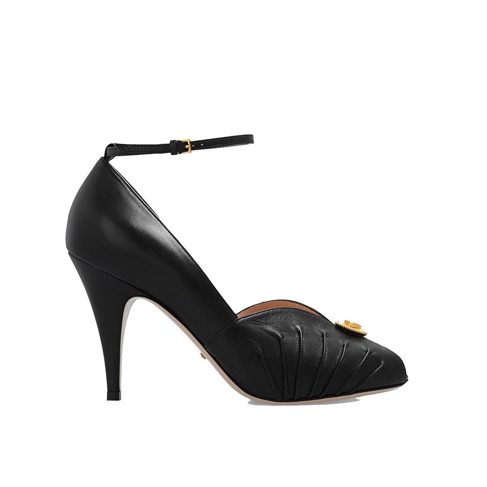 Gucci Black Leather Platform Pumps | Regal Royce