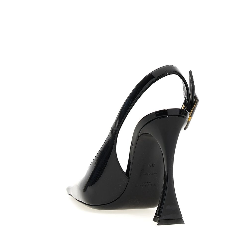 Saint Laurent Black Calfskin Platform Pumps | Regal Royce