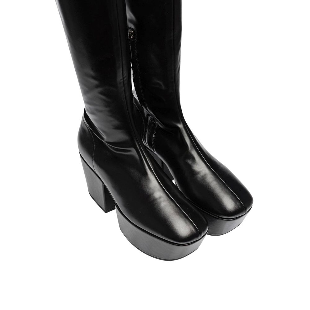Prada Black Calfskin Over The Knee | Regal Royce