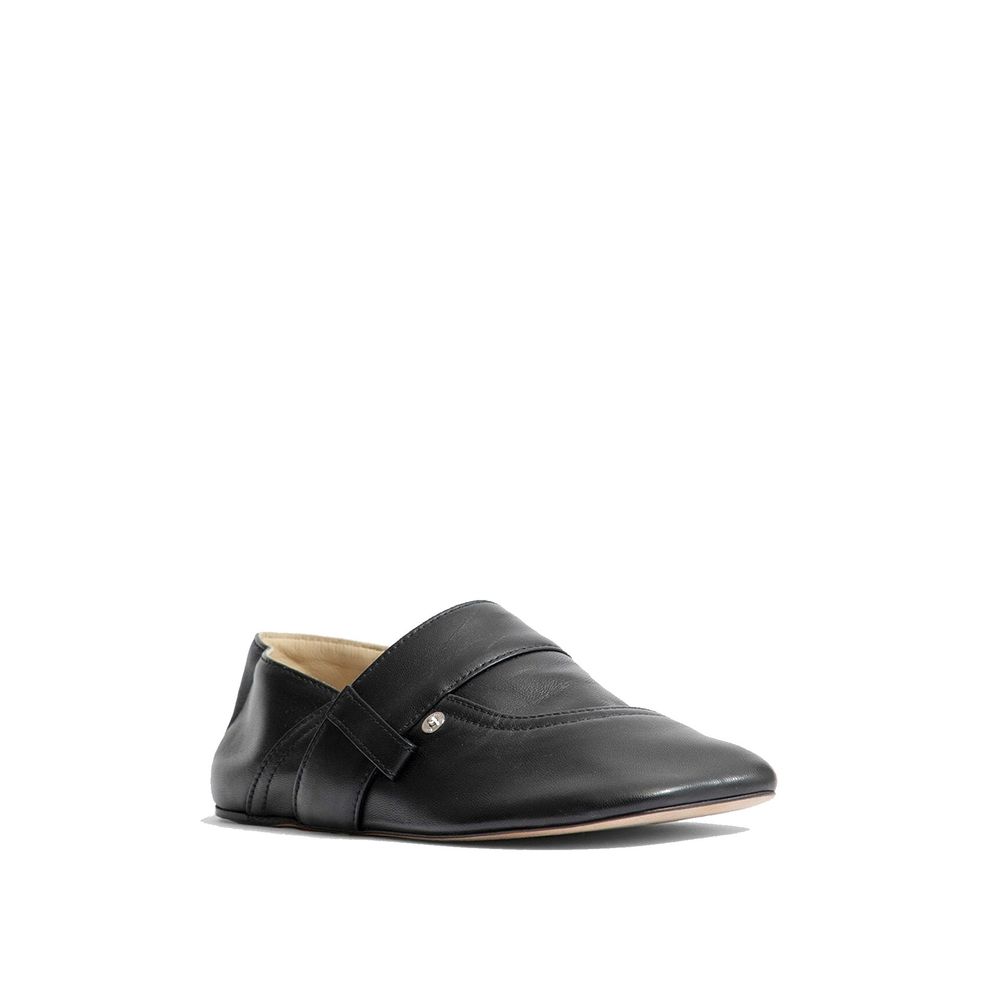 Loewe Black Calfskin Slippers | Regal Royce