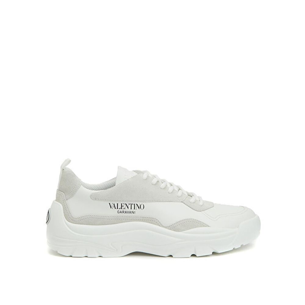 Valentino Garavani White Leather Low Top Sneakers | Regal Royce