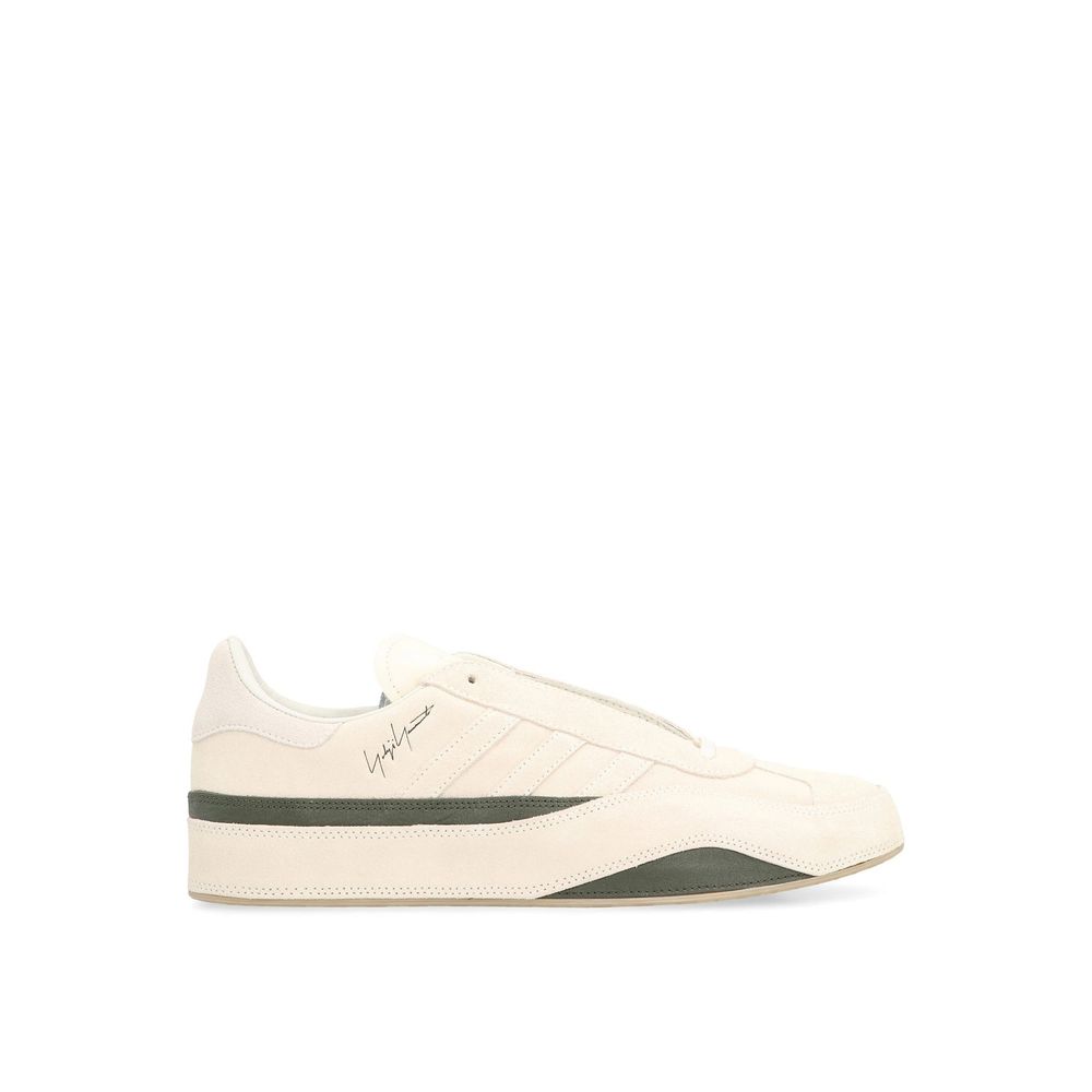 Y-3 White Calfskin Low Top Sneakers | Regal Royce