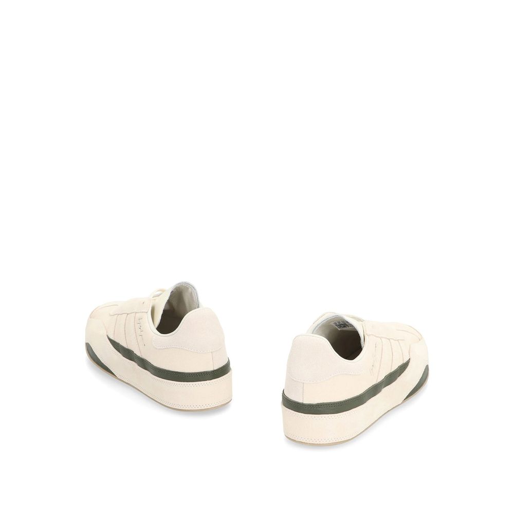 Y-3 White Calfskin Low Top Sneakers | Regal Royce