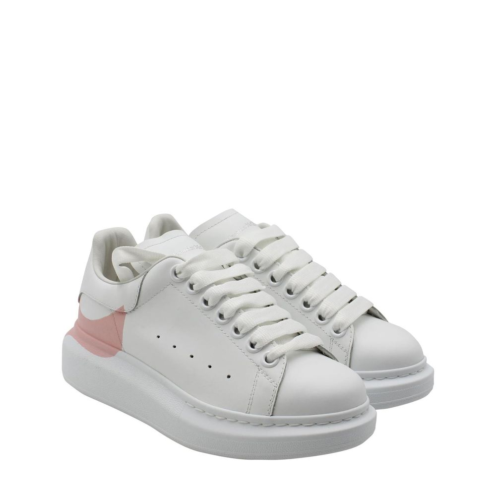 Alexander McQueen White Calfskin Chunky Sneakers | Regal Royce