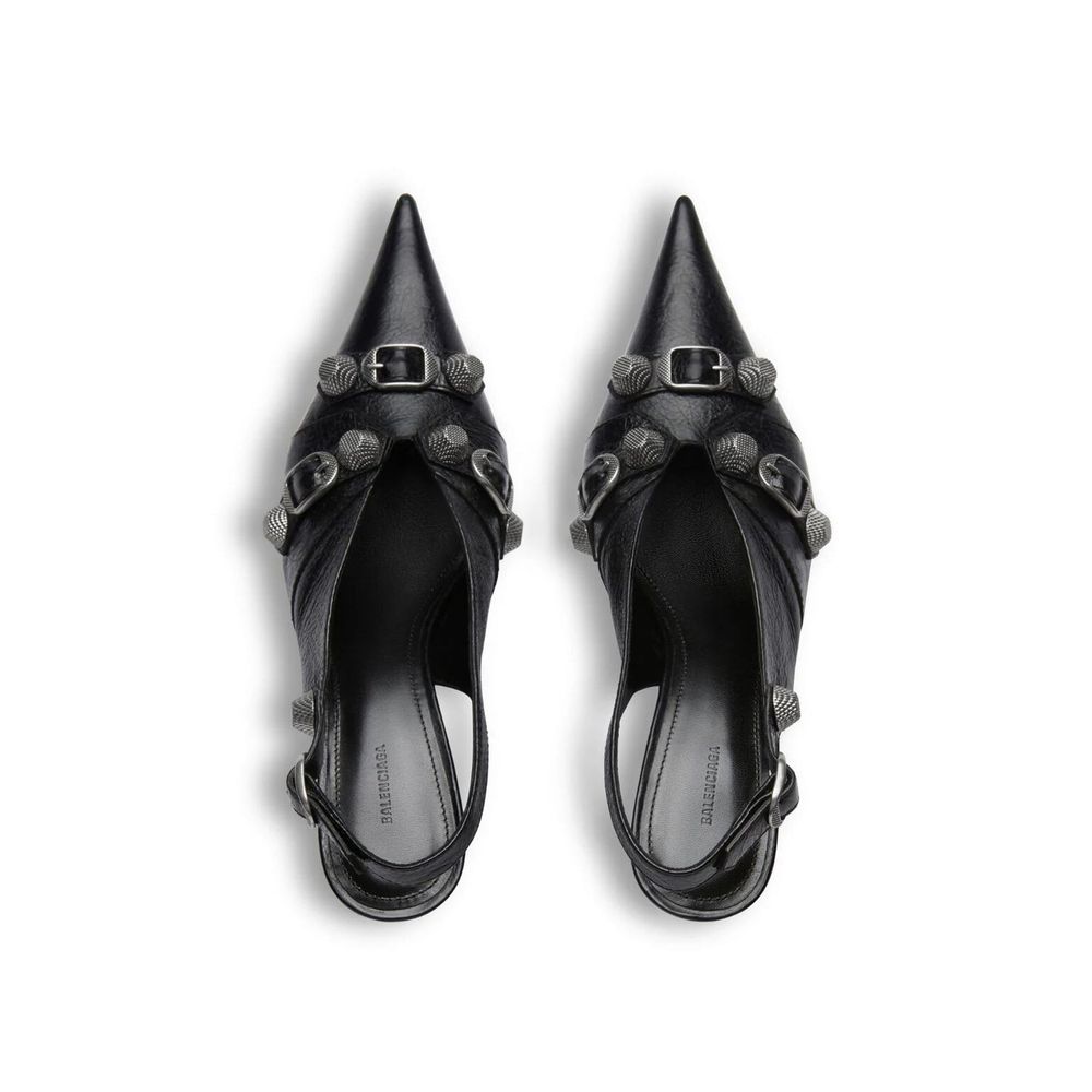 Balenciaga Black Calfskin High Heel Pumps | Regal Royce