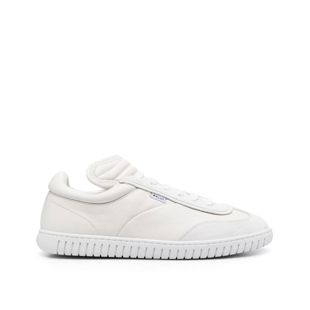 Bally White Calfskin Low Top Sneakers | Regal Royce