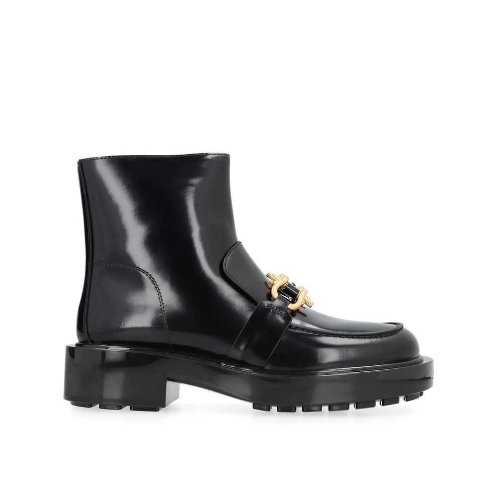 Bottega Veneta Black Calfskin Ankle Boots | Regal Royce