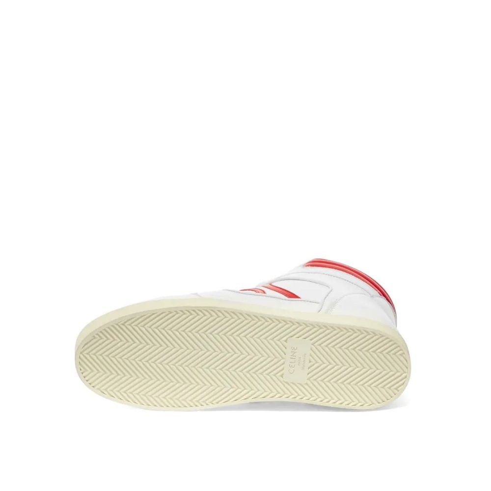 Celine White Lamb Leather Athletic Sneakers | Regal Royce