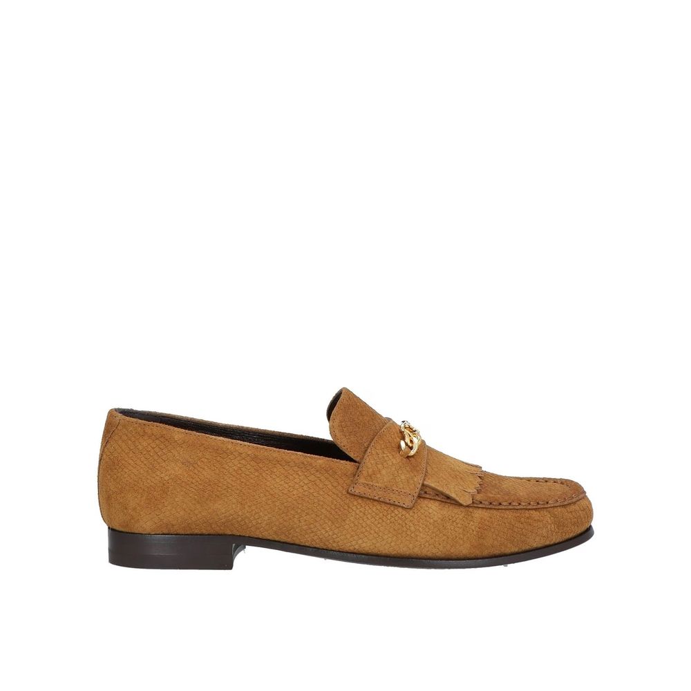 Celine Brown Calfskin Slip-On Loafers | Regal Royce