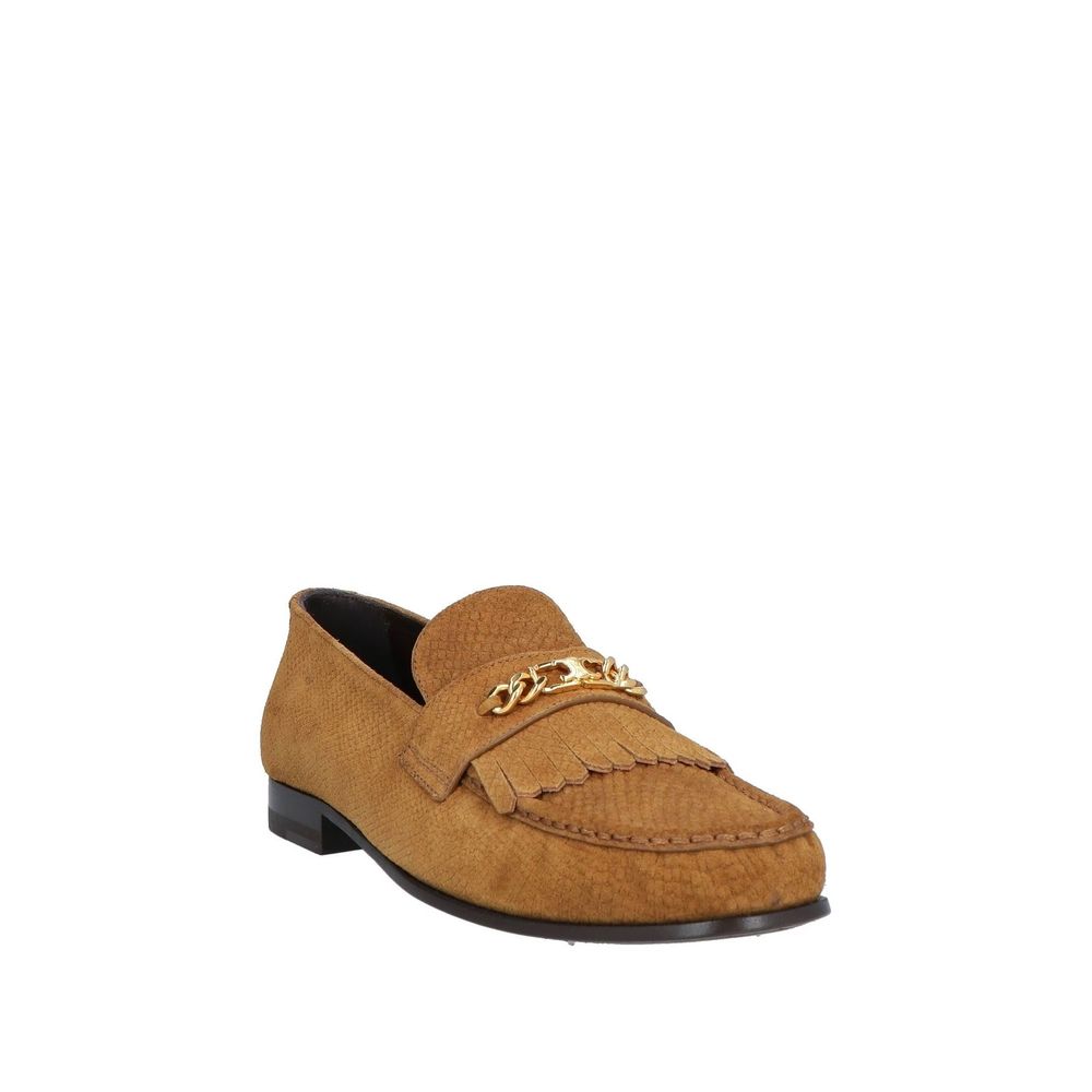 Celine Brown Calfskin Slip-On Loafers | Regal Royce