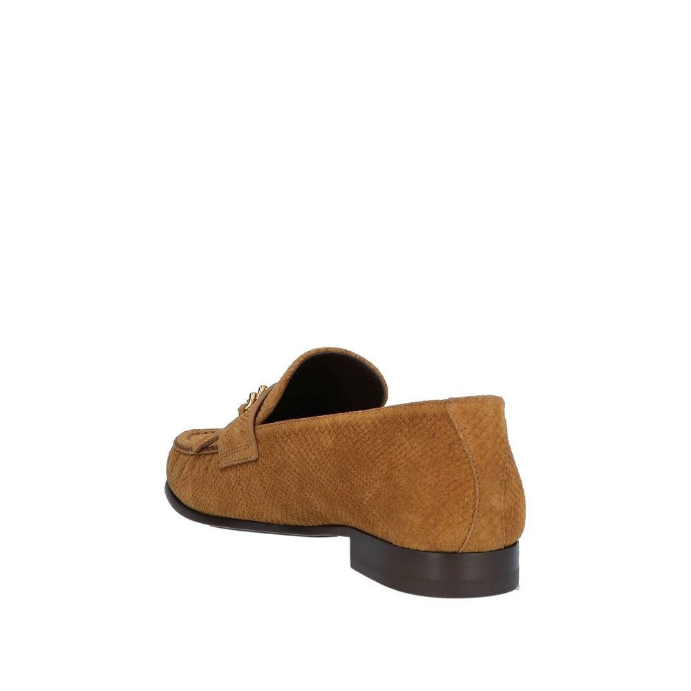 Celine Brown Calfskin Slip-On Loafers | Regal Royce