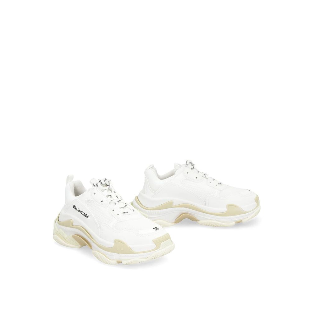 Balenciaga White Calfskin Chunky Sneakers | Regal Royce