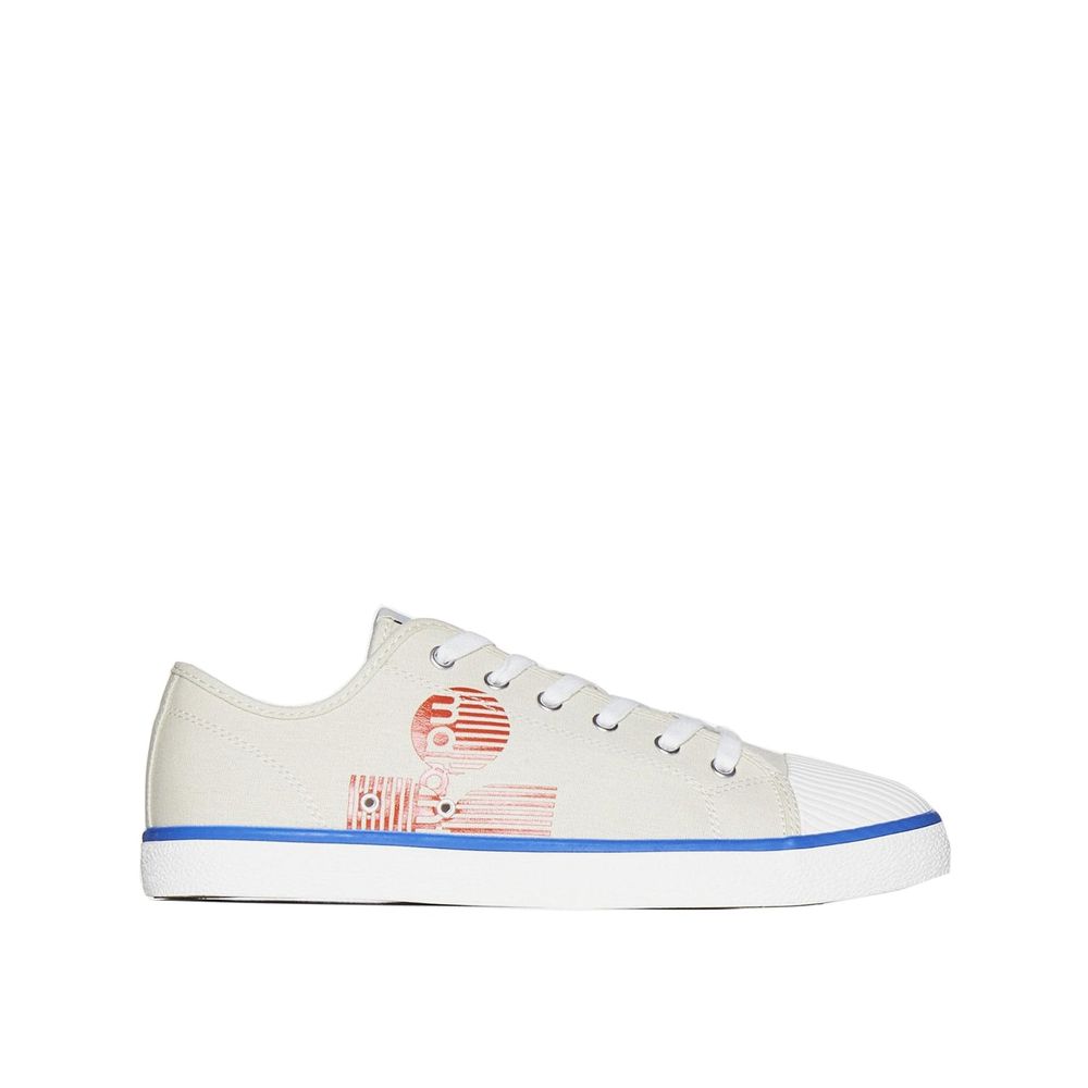 Isabel Marant Beige Canvas Low Top Sneakers | Regal Royce